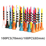 Maxbell Rubber Golf Tees Unbreakable Portable Durable Stable for Sports Accessories 7cmx1.7cm