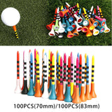 Maxbell Rubber Golf Tees Unbreakable Portable Durable Stable for Sports Accessories 7cmx1.7cm