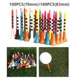 Maxbell Rubber Golf Tees Unbreakable Portable Durable Stable for Sports Accessories 7cmx1.7cm