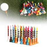 Maxbell Rubber Golf Tees Unbreakable Portable Durable Stable for Sports Accessories 7cmx1.7cm