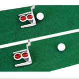 Maxbell Golf Putting Mat with Ball Return Portable Practice Mat for Home Office