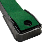 Maxbell Golf Putting Mat with Ball Return Portable Practice Mat for Home Office