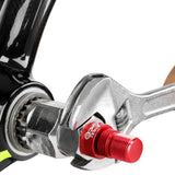 Maxbell Bike Crank Extractor Puller Durable Repair Tool for Bicycle Repairing Biking Red