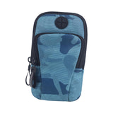 Maxbell Phone Holder Portable Pouch Running Armband Arm Bag for Hiking Travel Gym Blue
