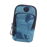 Maxbell Phone Holder Portable Pouch Running Armband Arm Bag for Hiking Travel Gym Blue