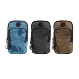 Maxbell Phone Holder Portable Pouch Running Armband Arm Bag for Hiking Travel Gym Blue