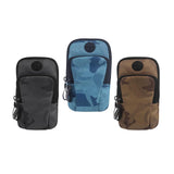 Maxbell Phone Holder Portable Pouch Running Armband Arm Bag for Hiking Travel Gym Blue