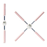 Maxbell Body Stick Sports Equipment Durable for Indoor Sports Gym Standing Training Pink