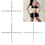 Maxbell Body Stick Sports Equipment Durable for Indoor Sports Gym Standing Training Pink