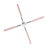 Maxbell Body Stick Sports Equipment Durable for Indoor Sports Gym Standing Training Pink