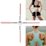 Maxbell Body Stick Sports Equipment Durable for Indoor Sports Gym Standing Training Pink