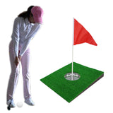 Maxbell Golf Putting green Beginner Practice Mat Game Aid for Golf Gift Type A