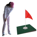 Maxbell Golf Putting green Beginner Practice Mat Game Aid for Golf Gift Type B