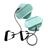 Maxbell Split Waist Twisting Disc with Handles Silent for Exercise Arms Hips Green