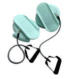 Maxbell Split Waist Twisting Disc with Handles Silent for Exercise Arms Hips Green
