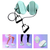 Maxbell Split Waist Twisting Disc with Handles Silent for Exercise Arms Hips Green