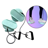 Maxbell Split Waist Twisting Disc with Handles Silent for Exercise Arms Hips Green