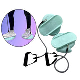 Maxbell Split Waist Twisting Disc with Handles Silent for Exercise Arms Hips Green