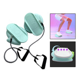 Maxbell Split Waist Twisting Disc with Handles Silent for Exercise Arms Hips Green