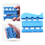 Maxbell Portable Hand Grip Finger Trainer Strengthener Finger Stretcher Exercise Blue