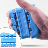Maxbell Portable Hand Grip Finger Trainer Strengthener Finger Stretcher Exercise Blue