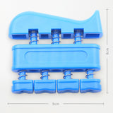 Maxbell Portable Hand Grip Finger Trainer Strengthener Finger Stretcher Exercise Blue