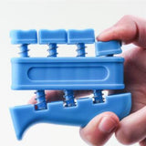 Maxbell Portable Hand Grip Finger Trainer Strengthener Finger Stretcher Exercise Blue