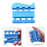 Maxbell Portable Hand Grip Finger Trainer Strengthener Finger Stretcher Exercise Blue