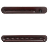 Maxbell Billiard Cue Rack Storage Wall Mounted Holds 6 Cues Players Game Room red
