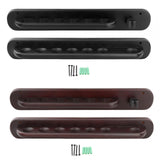 Maxbell Billiard Cue Rack Storage Wall Mounted Holds 6 Cues Players Game Room red