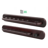 Maxbell Billiard Cue Rack Storage Wall Mounted Holds 6 Cues Players Game Room red