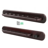 Maxbell Billiard Cue Rack Storage Wall Mounted Holds 6 Cues Players Game Room red