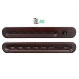 Maxbell Billiard Cue Rack Storage Wall Mounted Holds 6 Cues Players Game Room red