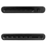 Maxbell Billiard Cue Rack Storage Wall Mounted Holds 6 Cues Players Game Room black