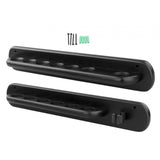 Maxbell Billiard Cue Rack Storage Wall Mounted Holds 6 Cues Players Game Room black