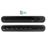 Maxbell Billiard Cue Rack Storage Wall Mounted Holds 6 Cues Players Game Room black