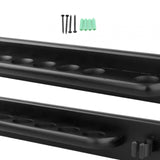 Maxbell Billiard Cue Rack Storage Wall Mounted Holds 6 Cues Players Game Room black
