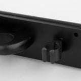 Maxbell Billiard Cue Rack Storage Wall Mounted Holds 6 Cues Players Game Room black