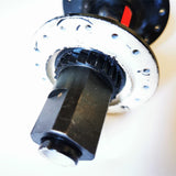 Maxbell Hub Removal Tool Lock Ring Nut Removal Ratchet Nut Tool for DT370 1800 1900