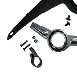 Maxbell Bike Chain Cover Protection Accessories Easy to Install 32T-38T for Bicycle Black+Tail buckle