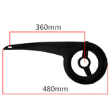 Maxbell Bike Chain Cover Protection Accessories Easy to Install 32T-38T for Bicycle Black+Lid