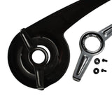 Maxbell Bike Chain Cover Protection Accessories Easy to Install 32T-38T for Bicycle Black Whole Set