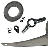 Maxbell Bike Chain Cover Protection Accessories Easy to Install 32T-38T for Bicycle Clearly Black Whole Set