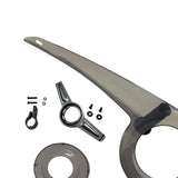 Maxbell Bike Chain Cover Protection Accessories Easy to Install 32T-38T for Bicycle Clearly Black Whole Set