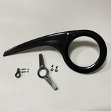 Maxbell Portable Bike Chain Guard Cover Crank Durable for Outdoor Riding Accessories Black,Tail Fix