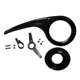 Maxbell Portable Bike Chain Guard Cover Crank Durable for Outdoor Riding Accessories Black,Full Set