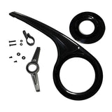 Maxbell Portable Bike Chain Guard Cover Crank Durable for Outdoor Riding Accessories Black,Full Set