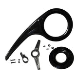 Maxbell Portable Bike Chain Guard Cover Crank Durable for Outdoor Riding Accessories Black,Full Set