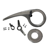 Maxbell Portable Bike Chain Guard Cover Crank Durable for Outdoor Riding Accessories Grey,Full Set