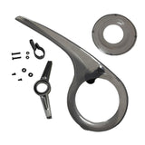 Maxbell Portable Bike Chain Guard Cover Crank Durable for Outdoor Riding Accessories Grey,Full Set